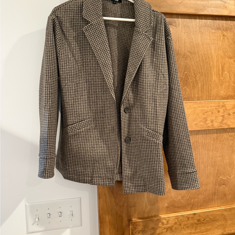 Wishlist Brown Houndstooth Jacket